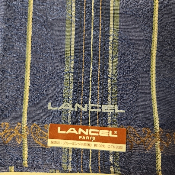 LANCEL HANDKERCHIEF COTTON AUTHENTIC BRANDNEW ✨️ - Picture 1 of 10